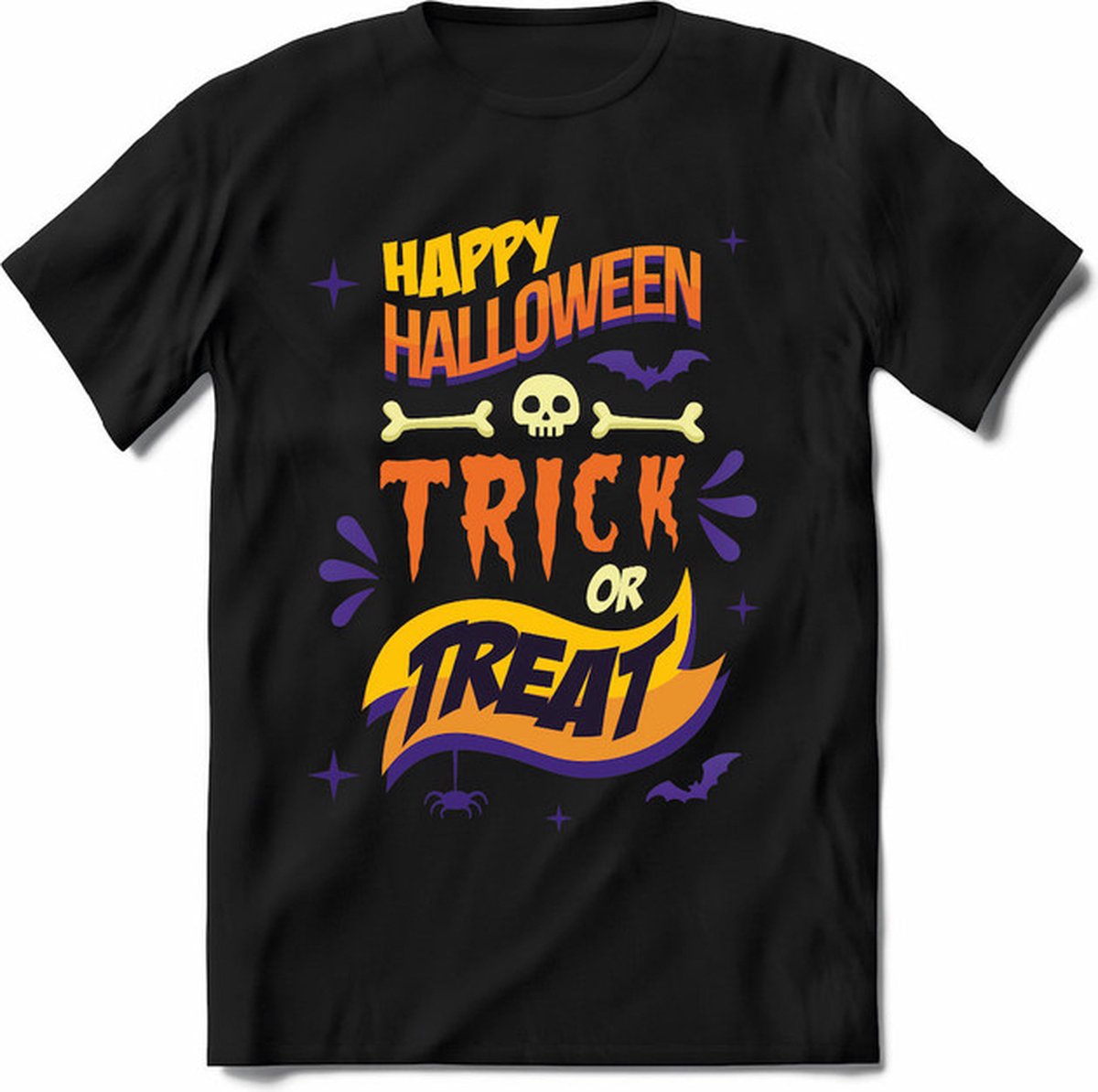 Halloween T-Shirt | Horror  Kleding Heren / Dames | Weerwolf , Monster , Vleermuis en Pompoen  Shirt |